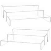Aminigram large acrylic display risers with three heights for collectibles visibility.