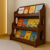 AMMEHOELA Kids Bookshelf wooden Montessori design keeps books neatly organized