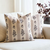 Amor Virisso floral pillow cover front view with delicate petals for sofa decor