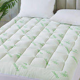 ANALIN bamboo viscose full-size mattress topper with pillow-top offers cloud-like softness and supported sleep.