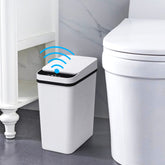 Anborry bathroom smart trash can with sensor lid for touchless hygiene.