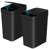 Anborry 2.2-gallon compact bathroom trash can with lid for small spaces.