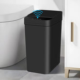 Anborry slim-profile bathroom trash can with motion sensor lid, space-saving