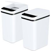 Anborry 2-pack slim trash cans with lid for narrow spaces and odor control