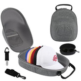 Anguu Hat Travel Case clip maintains secure carry during travel.