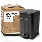 AnimoGoods pedal-operated outside poop bin with hands-free waste disposal