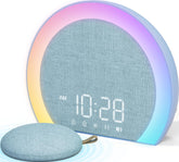ANJANK Super Loud Alarm Clock front view with dual alarms for deep sleepers