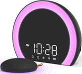 ANJANK Super Loud Alarm Clock front view with a powerful speaker for heavy sleepers.