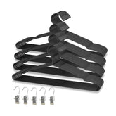 ANJUBAN heavy-duty metal hangers in a 40-pack maintaining organized closet space