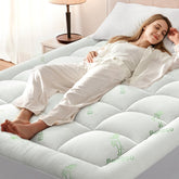 Anluoer Queen Topper with cooling fabric for breathable night comfort