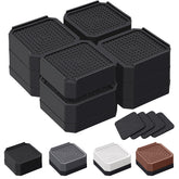 ANNKUT bed risers stackable for a 3-inch lift with anti-slip base for stable beds