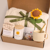 Anforsun sunflower gift box ready for get-well or birthday celebrations