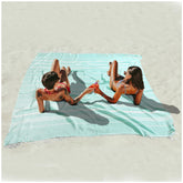 Antfuny giant boho throw blanket provides spacious lounge on sunny beach days