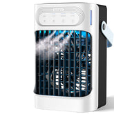 Anyrap portable air conditioner front view on a desk for personal cooling.
