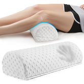 anzhixiu half moon leg bolster front view providing gentle knee support for back sleepers.