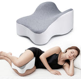 anzhixiu long knee pillow between legs in bed promotes alignment and comfort