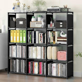 Aocoray 12-cube storage organizer front view shows modular shelves for space-saving organization