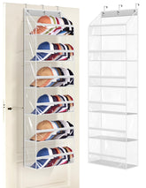 AOODA clear door hat rack displays up to 72 caps with easy visibility
