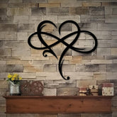 AOOLVY infinity heart wall decor—romantic focal point for living rooms.