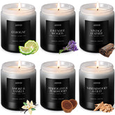 AOOVOO 6-pack candle set offering cohesive home fragrance for evenings.