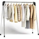 APEXCHASER clothes drying rack, no assembly required for quick setup.