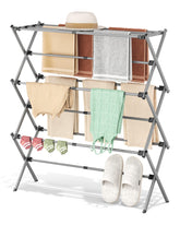 APEXCHASER drying rack expanded 11-pole setup for larger loads.