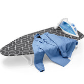 APEXCHASER small ironing board top view highlights compact design for small spaces.