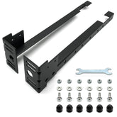 Appacare bedframe footboard extension brackets show 16-inch length for secure compatibility.