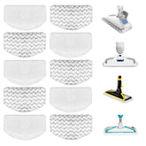 April-Flower steam mop pad microfiber closeup demonstrates strong absorption and quick drying