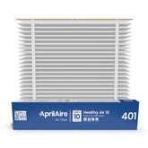Aprilaire 401 replacement filter for 16x25x6 purifiers improves indoor air quality.