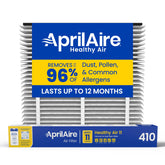 Aprilaire 410 replacement filter packaging ready for installation in your purifier.