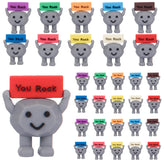 ARCHCRTC You Rock mini figurines front view for cheerful desk decor