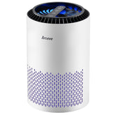 AROEVE MK01 air purifier in a bedroom providing cleaner air while you sleep