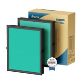 AROEVE MK04 4-in-1 filter pack shown for cleaner indoor air and easy replacement