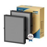 AROEVE MK04 filter showing activated carbon matrix for odor control.
