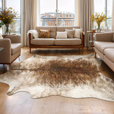 AROGAN faux cowhide rug with soft texture for cozy living rooms