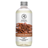 AROMATIKA sandalwood refill pour into diffuser bottle for continuous scent.