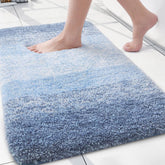 Arotive bath rug soft shag close-up for plush underfoot comfort.