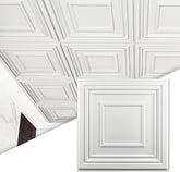 Art3d drop ceiling tile with 3D pattern closeup for stylish ceilings