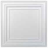 Art3d PVC ceiling tiles 24x24 in white for durable ceiling coverage