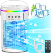 Artclaim Mini Evaporative Air Cooler front view shows compact design for small spaces