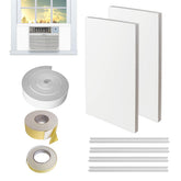 Artclaim Surround Insulation Panel front view with a sleek white vinyl finish and tight seal.