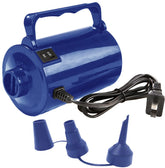 Artigarden electric air pump front view with 3 nozzles for quick inflation