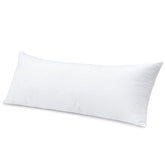 Artscope 14x36 pillow insert close-up shows fluffy synthetic down-like filling for comfort.