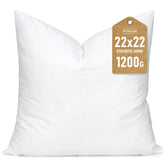 Artscope synthetic down pillow insert front view with plush comfort