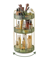 Asayuee top compartment grid keeps cosmetics organized and accessible.
