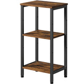 Asgolion small side table with adjustable shelf for flexible storage in tight spaces.