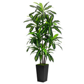 ASTIDY 6ft artificial Dracaena tree displayed in a living room corner.