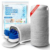 ATJATJ 2-pack shoe washing bag front view protects sneakers during washing