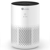 Aucleia bedroom air purifier on a nightstand showing compact design